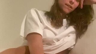 Stella Barey aka stellabarey onlyfans cute pussy fucked with a dildo