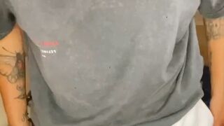 Luna Ventura aka lunaventura onlyfans beauty undressed to show off her tattoos