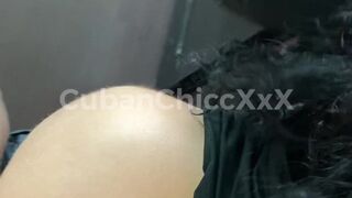 Queen Cuban aka cubanchiccxxx onlyfans  blonde moves her finger in the ass