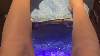 Chloe aka simplychlo aka misspnktoes aka Chloe Nicole aka pnktoes onlyfans  playing with her ass