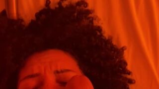 Freckle Lemonade aka freshlemonade onlyfans busty confused girl gets naked and jerks off