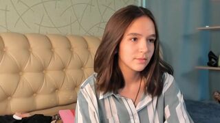 catherineandrea chaturbate shy teen masturbates pussy with sex toy