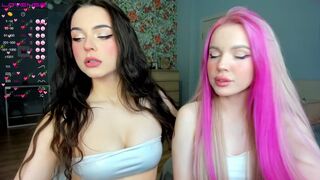 bon_bon0 chaturbate busty babe gently caresses her pussy