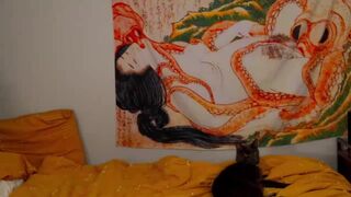 mayasings chaturbate  masturbating with a tampon in pussy