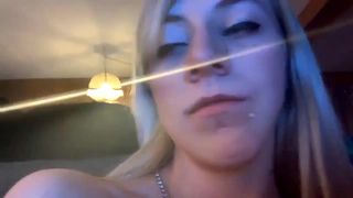 mrsgrimnasty pleasant babe touches sexual lips with fingers