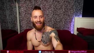 missmegansky busty blonde gently masturbates cunt