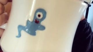 Cherie DeVille   gorgeous brunette girl passionately sucks dildo