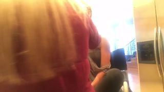 Cherie DeVille   having fun with a toy