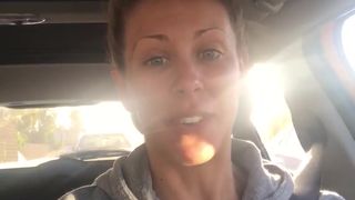 Cherie DeVille   caresses pussy through panties