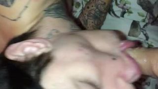 Jay Honeywood  fluffy bitch with glasses masturbates pussy