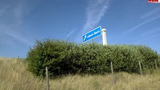 Anni-Angel - Arschgeficke vor Publikum an der Autobahn 26.07.12