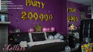 aalliss Sexy young lady dancing chic striptease