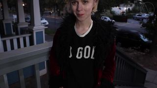 Anna Tyler Petite slut masturbates with her fingers