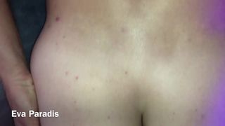 Eva Paradis the luxury model is swaggering with two toys.