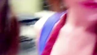 Sophie Dee  stunning babe banging her vagina deeply