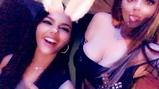 Sophie Dee  sexy caresses shaved holes