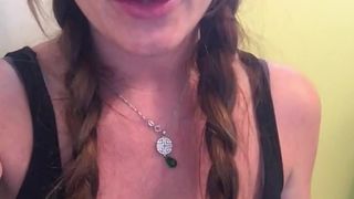 Sophie Dee  black-haired slut takes a shower