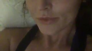 Sophie Dee  gently pushes the toy in her pussy