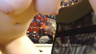 annuska18 big tit teases her pussy with a phallus