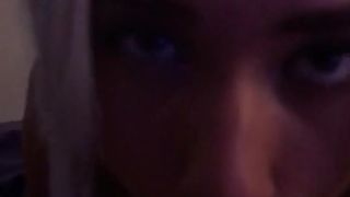 briana banderas lustful mare caresses boobs