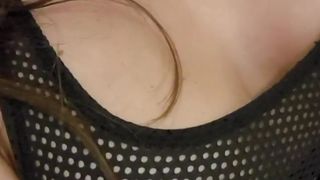 bj brunton pretty woman sitting in a chair