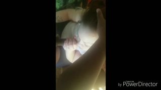 aries garcia busty bitch fucks her shaved pussy