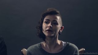 jasper blue doll in stockings pulls pussy with fingers