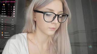 oh_honey_ charming girl having fun with sex toy