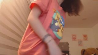 angelaagh crazy chick caresses natural tits