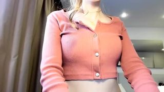 omgmarial exquisite slut squeezes holes through panties