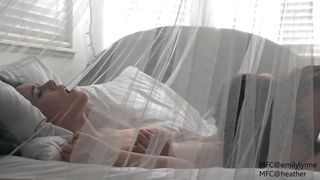 Emily Lynne  juicy bitch caresses the clitoris