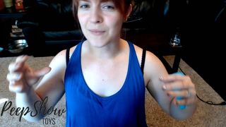 tawneyssexed busty hottie gently jerks her cunt