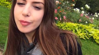 Stella Cox    fucks herself on the sofa