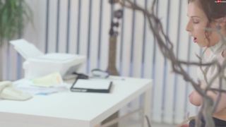 Antonia Gorgeous beast jumping on a dildo