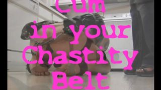 Obey Melanie - Cum in Your Chastity Belt
