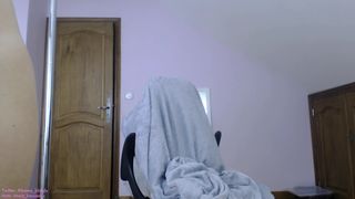 Bunnyblondy cute blonde fucks herself with a phallus