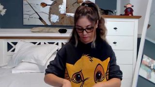 nelliecute slutty bitch masturbates pussy