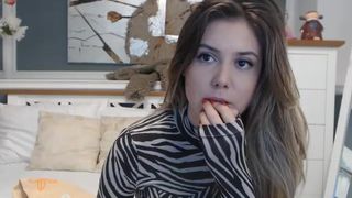 nelliecute beautiful female strips and jerks off