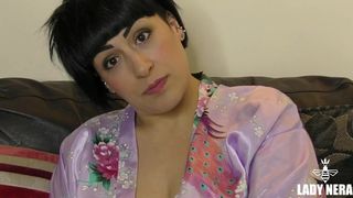 Miss Nera Skye manyvids a cool lady is dancing a striptease slowly