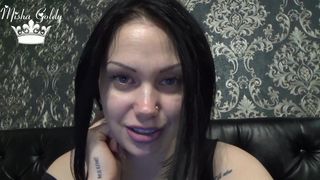 Mistress Misha Goldy manyvids hot slut jumping on sex toy