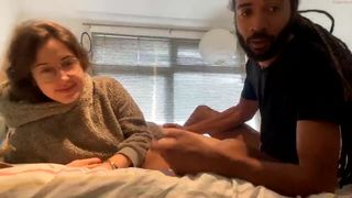 drillflower petite brunette babe sucking dildo