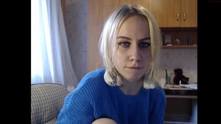 supereasyx pleasant babe touches sexual lips with fingers