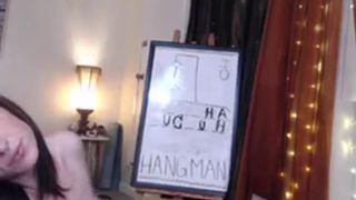 robyn___ Cute confused undresses and squeezes boobs