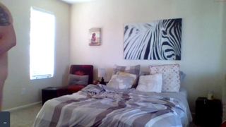 mrcharles21 busty brunette caresses shaved vagina