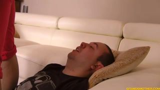 Sitandsmother  charming bitch caresses big tits