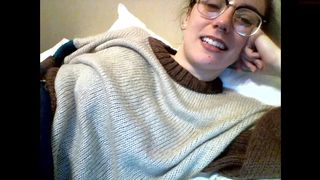 nerdygirl30  young slut gets naked before boobs