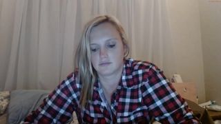 emmagrace naughty blonde girl passionately fucks pussy with sex toy