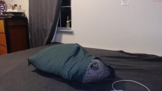 strawberry  chick with slack tits dancing in front of the camera