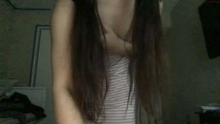 yungsweetpetite  a bitch eating a banana