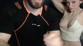 straightdown lustful lady sucks dick